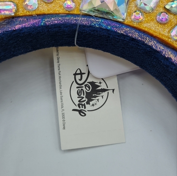 Disney World 50th Anniversary Gold Bow Minnie Mouse Ears - Picture 4 of 5